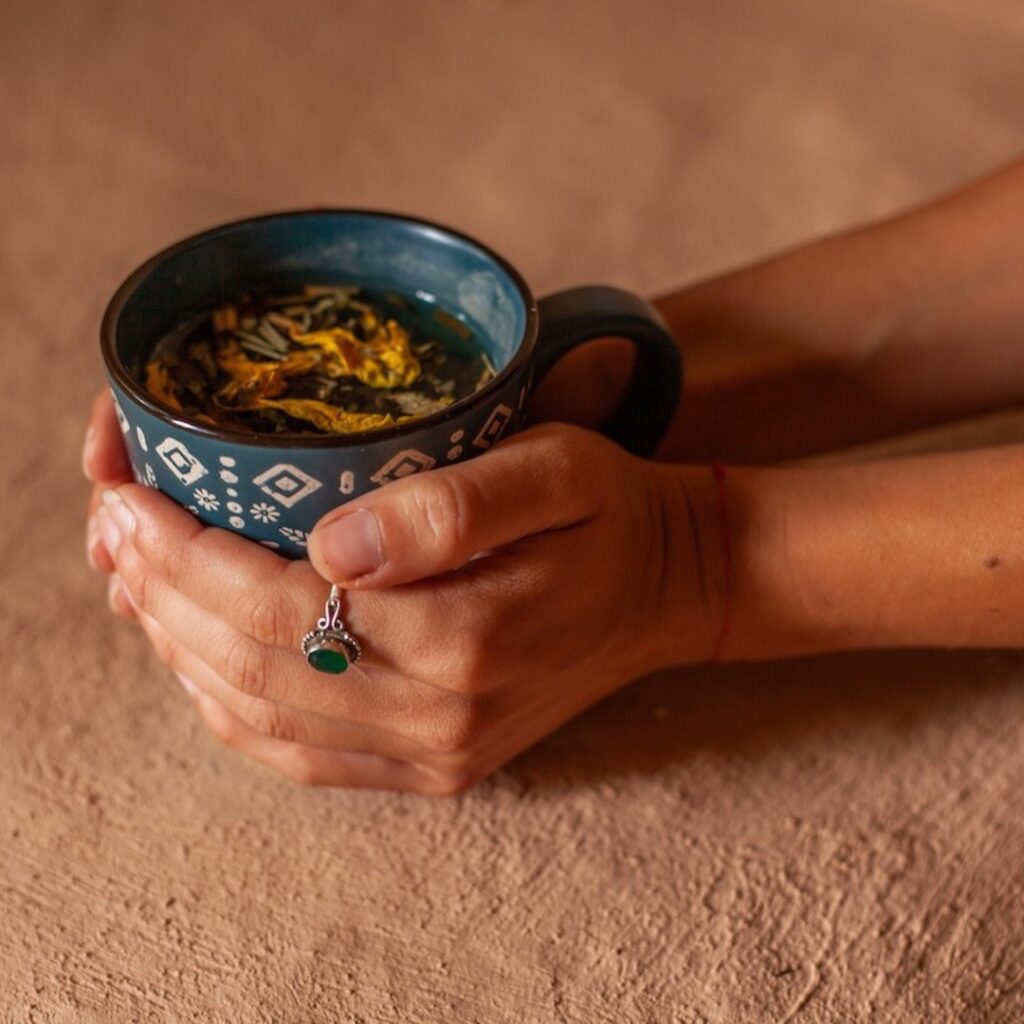 Herbal tea with CBD